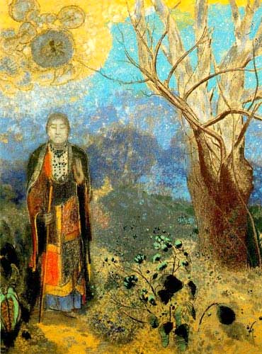"Le Buddha" del pintor francés Odilon Redon (1840-1916)
